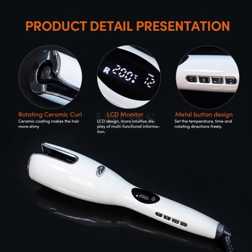 LCD Auto Hair Curler (LAHC-01)